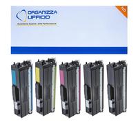 Organizza Ufficio KIT 5 Toner TN-910 TN910 Compatibili 9.000 Pagine Cad. Per Brother HL-L9310CDW, HL-L9310CDWT, HL-L9310CDWTT, MFC-L9570CDWT.