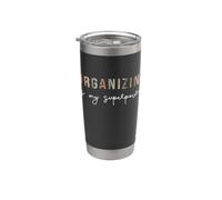 Organizzare è il mio superpotere, divertente coordinatore organizzatore Bicchiere termico in acciaio inox doppia parete