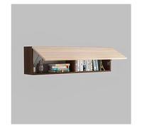 Organizzare Libreria galleggiante a parete da 39 pollici(Walnut+Nature)