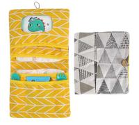 Organizzatore 2-in-1 per Borsa del Cambio e Beauty Case - Borsa Piccola per Pannolini, Crema, Salviette e Neonati - Mamme Sempre in Movimento (Triangolo)
