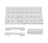 Organizzatore a ripiani per armadio espandibile, ripiano a tensione regolabile per armadietto, lavandino e armadio, scaffale di conservazione espandibile che risparmia spazio, larg (Lunghezza 37-48