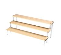 Organizzatore acrilico trasparente dello scaffale della colonna montante dell'esposizione per il profumo cosmetico di modello, 3 file