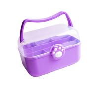 Organizzatore artigianale di scatola da cucito portatile per collane