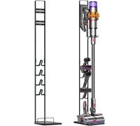 Organizzatore Aspirapolvere Compatibile con Aspirapolvere Dy-son V6/V7/ V8/ V10/ V11/ DC58/ DC59/ DC62/ DC74, Supporto , Metallo per il Pavimento, senza Forare la Parete. Staffa Verticale.