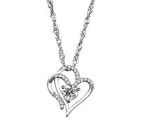 Organizzatore Assortimento Decor Organizzatore Collane Gioielli Personalizza la collana del cuore d'amore per il regalo dei gioielli del pendente del memoriale della collana della catena Pulitore