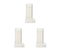 Organizzatore automatico dell'erogatore del cotone della famiglia per i, Set da 3 (bianco), 6.73inchx3.82inch, come descrizione