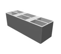 Organizzatore Batterie LiPo 6 Posti Traxxas 5800 2S 5000 3S Supporto