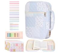 Organizzatore biblico - protezione per libri in tessuto, custodia per scritture, segnalibri per la chiesa, regalo per la fede, organizer per la bibbia in tessuto, per nonna, madre, adulti