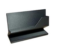 Organizzatore carte da tavolo in plastica con supporto per telefono integrato Contenitore per biglietti da visita salvaspazio per accessorio da scrivania per la gestione della scrivania