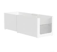 Organizzatore Cassetti Cucina Espandibile a U Organizzatore(15cm) | Design angolare a U, per accesso , per ideale per angoli morti, materiale ABS per robusto, pulito
