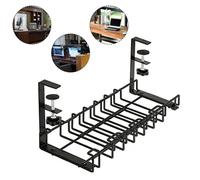 Organizzatore Cavi Sotto Scrivania Efficiente con Cuscinetti Protettivi per Desk