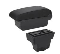 Organizzatore Console Centrale Auto Bracciolo Box Center Console Scatola Immagazzinaggio Parti Interne Per Opel Per Astra J 2012-2017 2018 2019 2020(Black red NO USB)