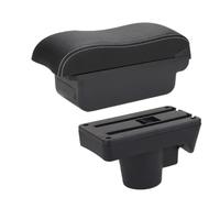 Organizzatore Console Centrale Auto Bracciolo Box Center Console Scatola Immagazzinaggio Parti Interne Per Opel Per Astra H 2006 2007 2008 2009 2010 2011(Black white NO USB)