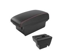 Organizzatore Console Centrale Auto Bracciolo Box Centrale Scatola Di Immagazzinaggio Supporto Per Seat Per Arona 2017 2018 2019 2020 2021 2022 2023 2024(A1 red line)