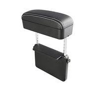 Organizzatore console centrale auto Bracciolo centrale per auto, stile, per organizer per spazi tra i sedili, scatola universale per bracciolo, supporto per gomito regolabile(Bianco)