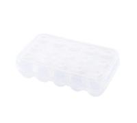 Organizzatore contenitore for uova Scatola portauova 10/15/24 Girds Custodia in plastica trasparente for conservazione fresca for frigorifero(15 Grids)