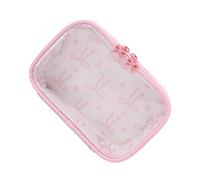 Organizzatore cosmetico del supporto di bellezza a forma di arco della trasparenza del PVC per l'accesso rapido della borsa di trucco della piega del PVC trasparente