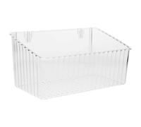 Organizzatore da Bagno a Parete Trasparente in PET, Drenaggio Rapido | Piccoli Spazi e Affittuari, Finitura Elegante e Liscia, Adatto a Bagnoschiuma e Rasoi