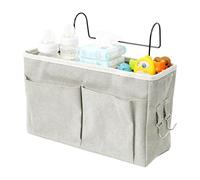Organizzatore Da Comodino | Borsa Regolabile Con Risparmio Di Spazio | Borsa Da Letto Organizzatore Pannolini Bebè,Per Dormitorio Letto A Castello Camera Bambini Viaggio Biberon Giocattolo Libro