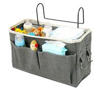 Organizzatore da comodino, portatile, regolabile e , tasca per pannolini per camera dei bambini, dormitorio, camera da , camera da , viaggio, biberon, giocattolo, libro in