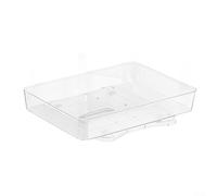 Organizzatore da Cucina Girevole a 360° per Lazy per susan 2 Livelli per Spezie e Condimenti - Rotazione Salvaspazio per Armadietto Bagno 35,3x24,7x37cm(1 Tier)