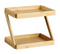 KESPER | Scaffale da cucina a 2 ripiani, materiale: bambù certificato FSC® (FSC® C014021), dimensioni: 31 x 23 x 26 cm, colore: naturale | 58811