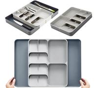 Organizzatore da cucina regolabile del cassetto per le posate