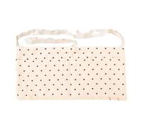 Organizzatore da letto per bebé con tasche in cotone, pendente da appendere con due scomparti, ideale per conservare biberon, coperte, vestiti, pannolini, dentaruolo e giocattoli masticabili