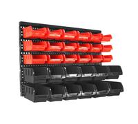 Organizzatore da Parete con Vaschette Aperto Pannello con Contenitori