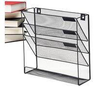 Organizzatore Da Parete Di File - Archiviazione Documenti Appeso, Supporto Metallo Durevole Mensola A Parete | Scatola Di Classificazione Scrivania Carta Lettere Riviste Economia Spazio Casa Lavoro