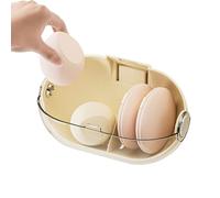 Organizzatore Da Parete Per Il Trucco | Custodia Trasparente Con Coperchio Antipolvere - Con Scomparti Organizzatore Per Il Trucco,Per Toeletta Cucina Bagno Pennelli Prodotti Cura Pelle Capelli