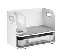 Organizzatore per scrivania cassetto con cassetto e fermalibri fino 10 kg Bianco