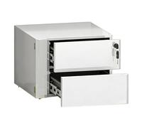 Organizzatore Da Scrivania Con Schedario, Serratura E Scomparto Segreto - Cassettiera Per Documenti Sicura Per Ufficio Casa Per Organizzare Carta Materiale Ufficio