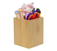 Organizzatore da scrivania in bambù, di grande capacità, assicura che ogni cosa sia al suo posto, elevando la tua scrivania a un nuovo livello di