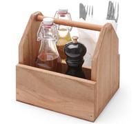 Organizzatore da tavolo legno spezie posate Hendi 664315