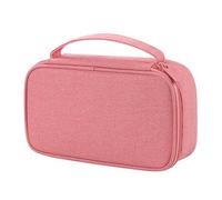 Organizzatore da viaggio per cavi e caricabatterie, organizer per cavi da viaggio, dispositivi USB che trasportano una borsa da viaggio | versatile custodia per cavi da viaggio, Rosa, Se référer au