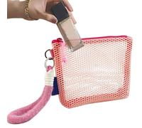 Organizzatore Da Viaggio Per Trucco - Borsa Da Viaggio Per Cosmetici,Leggera E Trasparente Borsa Mesh Per Trucco Per Crociera Università Viaggio Ospedale Aereo Hotel Weekend
