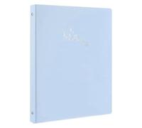 organizzatore del collocamento della partitura del Cartella for spartiti espandibile A4 a 3 anelli con maniche trasparenti multicolore(Blue)
