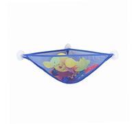 Organizzatore del giocattolo da bagno con tappeti forti di aspirazione per giocattoli da bagno porta angolo reti per bambini e ragazze azzurra 1pc Giochi estivi