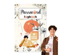Organizzatore del libro delle password, taccuino dell'indirizzo del sito web, custode della password di Internet, diario delle informazioni di accesso, libro del custode del conto, diario di accesso