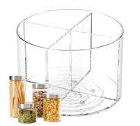 Organizzatore del pacchetto di bevande | Secchio acrilico per drink mix di stoccaggio a 360 gradi rotable | Porta della borsa per gusto per acqua, organizzatore di cucina, cassetto degli alimenti, uti