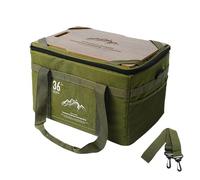 Organizzatore Della Borsa Da Campeggio - 36 L, Pieghevole E Con Divisori Regolabili | Organizzatori E Conservazione Delle Tazze | Borsa Da Campeggio Multiuso, Ideale Per Viaggi, SUV, Cucina, Spiaggia