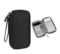 Organizzatore di accessori digitali Borsa portacavi Custodia for il trasporto Custodia portacavi impermeabile Custodia rigida Borsa portacavi for disco rigido Organizer Cavi(Black Single layer)