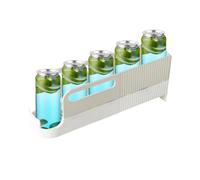 Organizzatore di bevande per dispenser e porta lattine per bevande | Organizer per bevande per frigorifero, per armadio da cucina, bar, casa, espositore, bottiglia, birra, vino, acqua