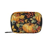 Organizzatore di borse mediche a foglia autunnale con scomparti rimovibili Borsa da viaggio portatile per medicinali