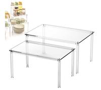 'organizzatore di cabinet - rack espandibile, di deposito armadio | Design spaziale a doppio livello, piedi in gomma non slip, telaio larghezza regolabile, robusto organizzatore