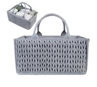 Organizzatore Di Caddy Pannolino - Tote Di Stoccaggio Del Vivaio, Cestino Essenziale Per Bambini | Regalo Per Baby Shower Per L'organizzazione Di Pannolini, Salviette, Giocattoli, Lozioni, Oggetti Che