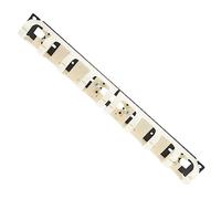 Organizzatore di Cavi 100 Coppie 110 in Acciaio Laminato a Freddo Bianco | Gestione per Rete Educativa e Rack per Server, Resistente All’usura, Facile da Assemblare