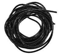 Organizzatore di cavi a spirale Organizzatore nero 10 m Soluzione di gestione del cavo durevole flessibile per il bundling TV per PC per la casa