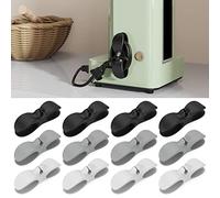 Organizzatore di Cavi da Cucina,Forreen 12 Pezzi Avvolgicavo per Elettrodomestici da Cucina Autoadesivo Pieghevole Versatile Organizer per Cavi Elettrodomestici per Mixer da Cucina, Macchine da Caffè